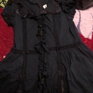 Black goth dress
